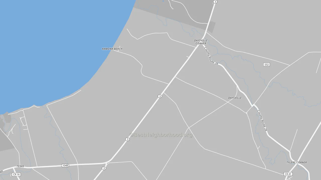 Transit Grade map of Ramona Beach, NY