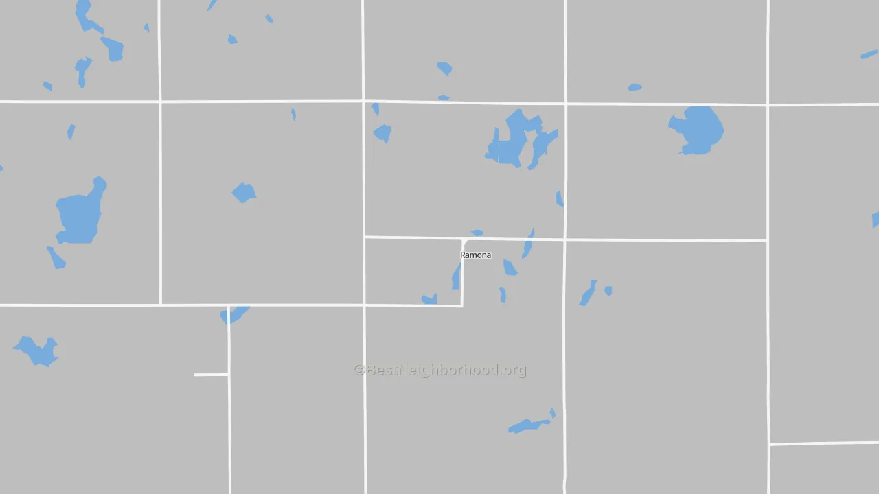 Transit Grade map of Ramona, SD
