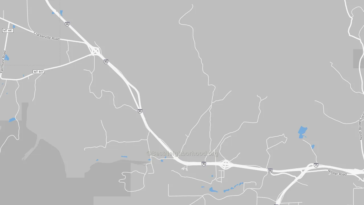 Transit Grade map of Ramsay, MT