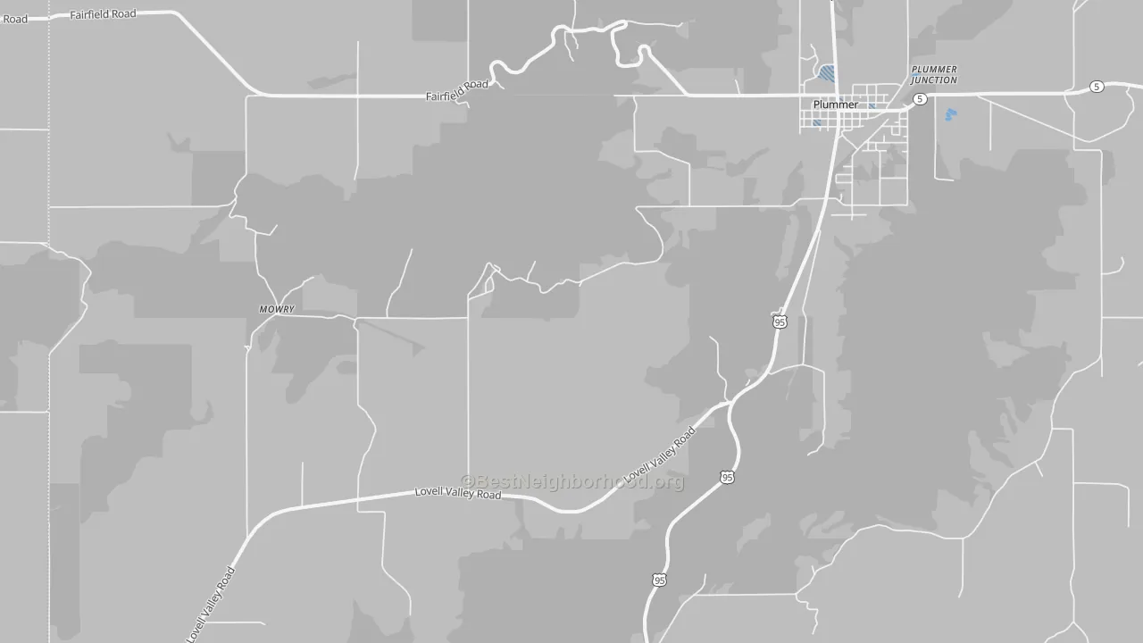 Transit Grade map of Ramsdell, ID