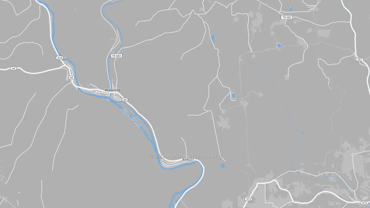 Transit Grade map of Ramsey, PA