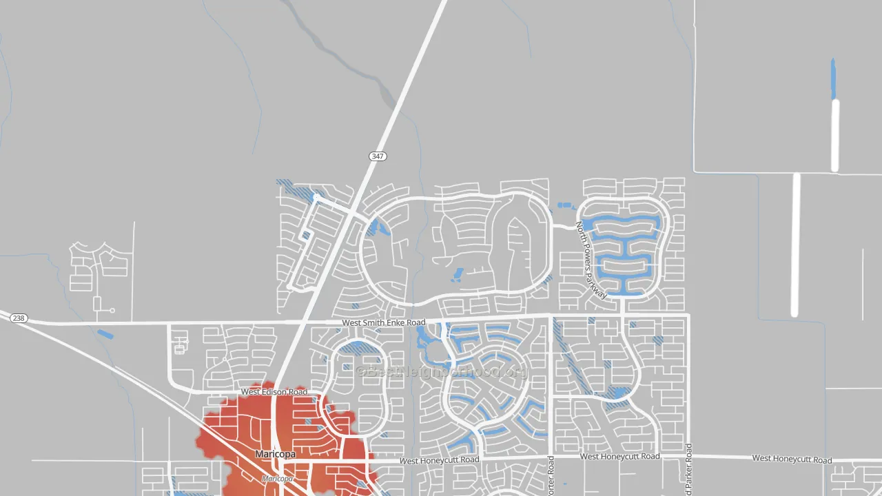 Transit Grade map of Rancho El Dorado, Silver Bell, AZ