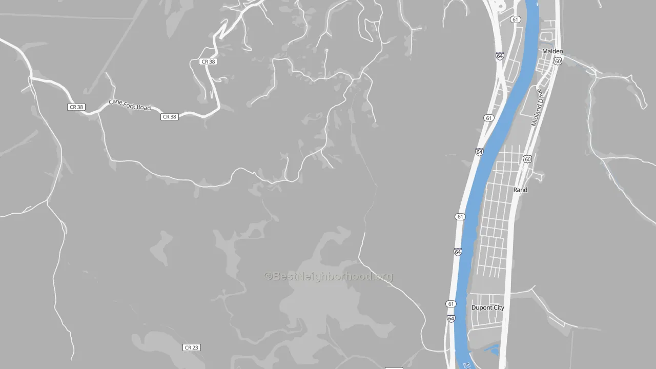 Transit Grade map of Rand, WV