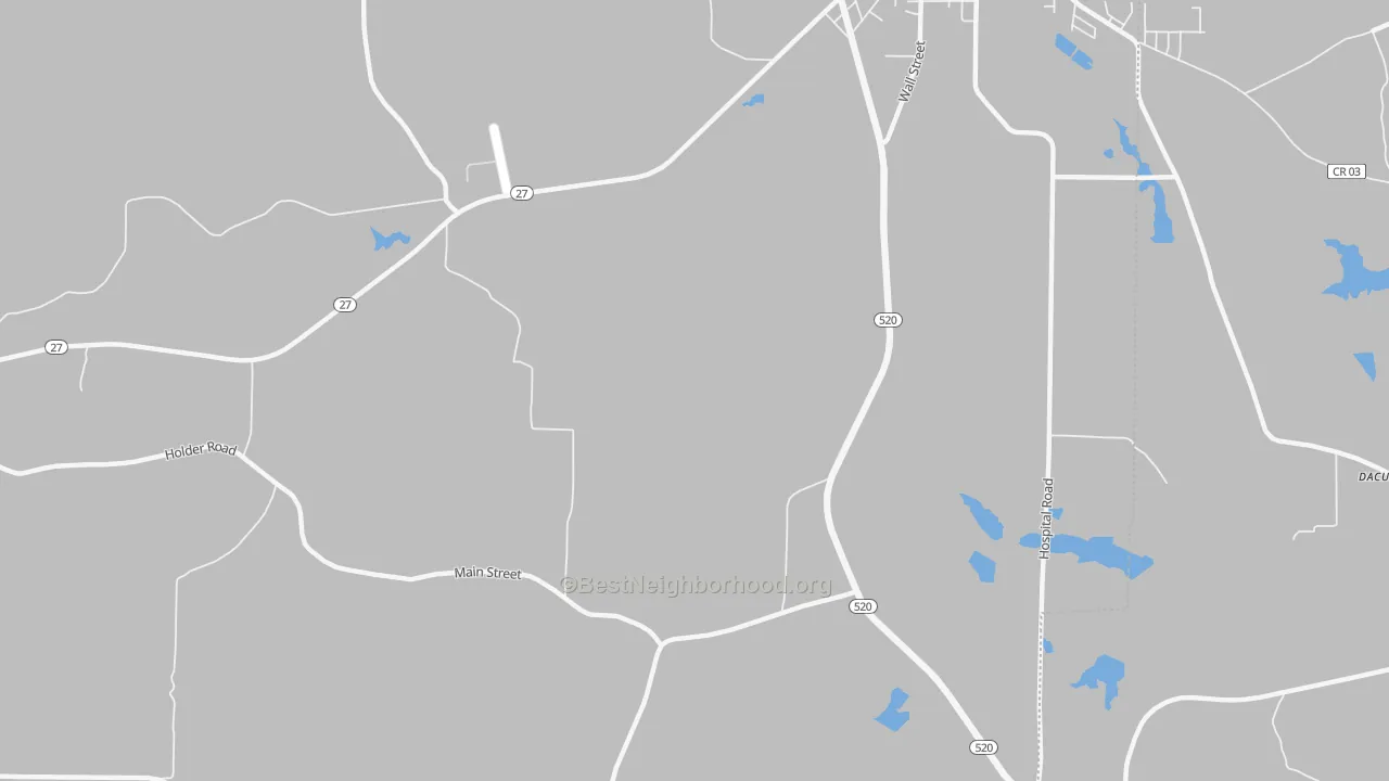 Transit Grade map of Randall, GA