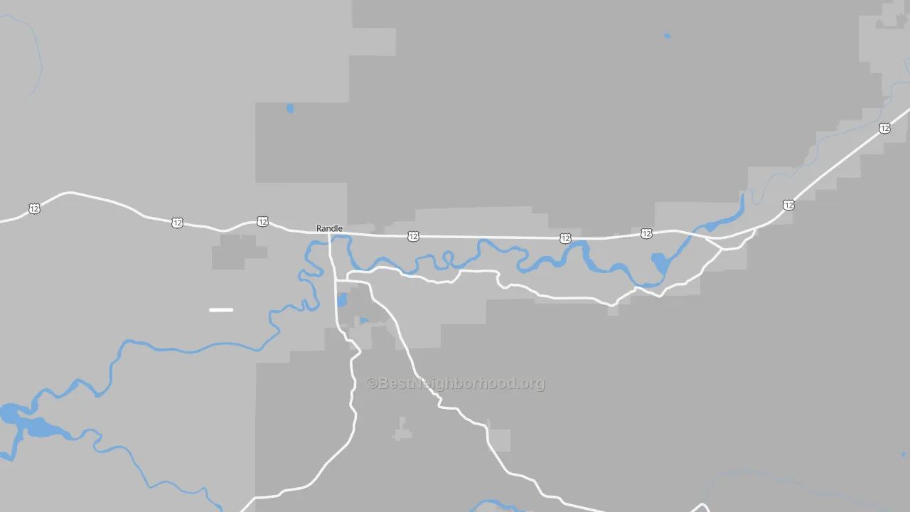 Transit Grade map of Randle, WA