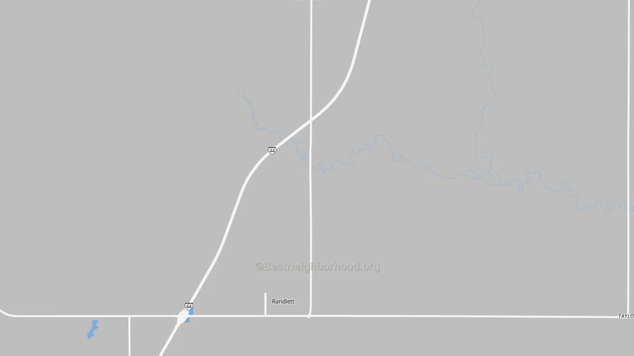 Transit Grade map of Randlett, OK