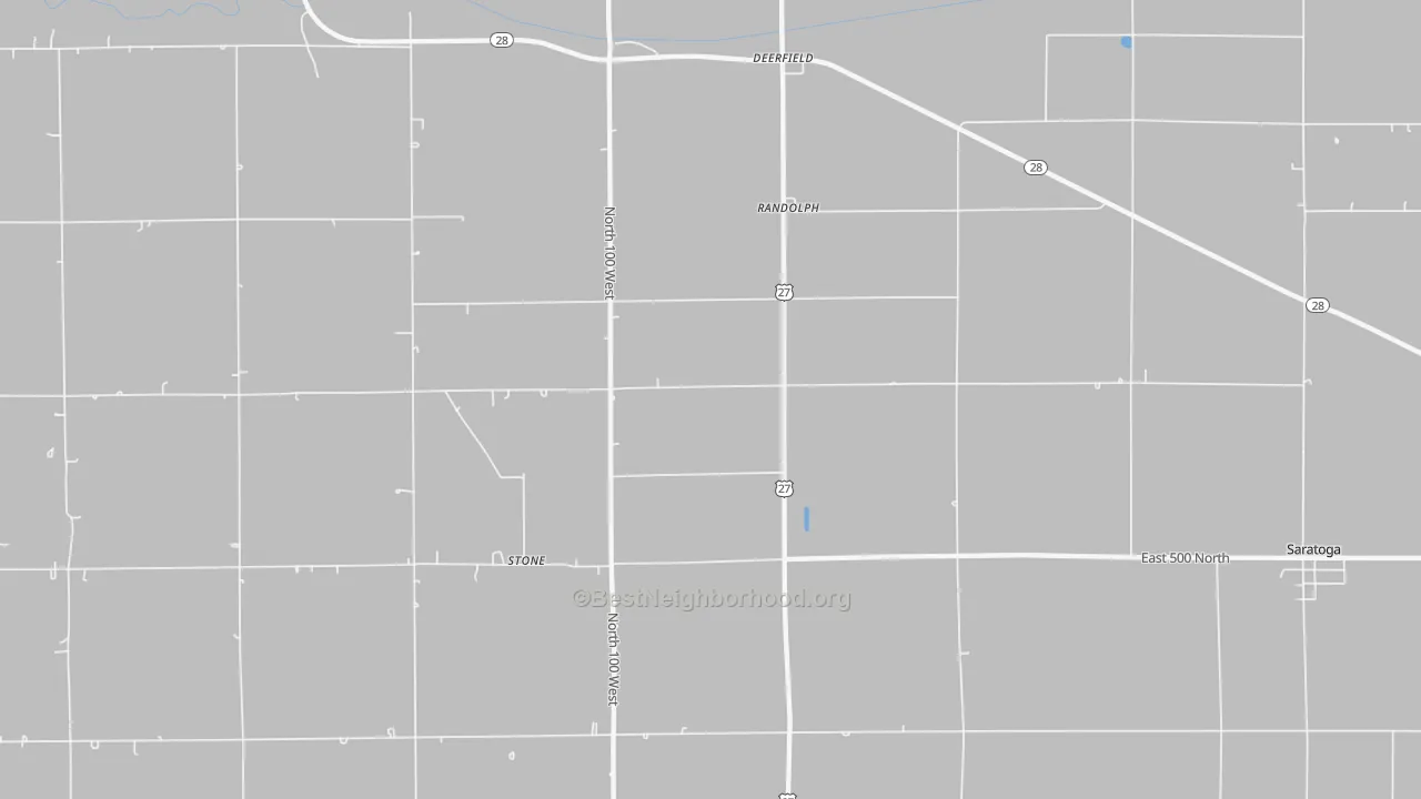 Transit Grade map of Randolph, IN