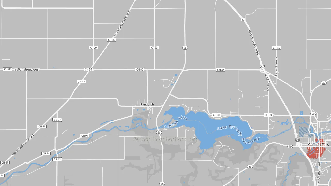 Transit Grade map of Randolph, MN