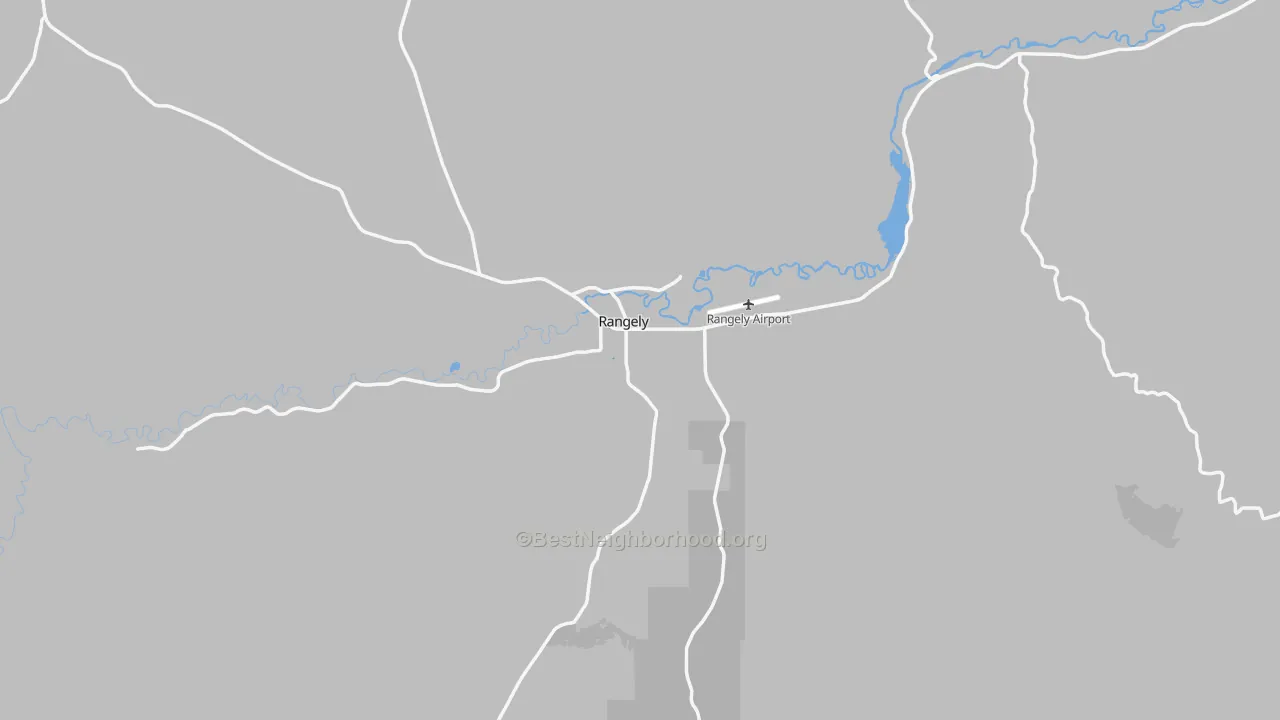Transit Grade map of Rangely, CO