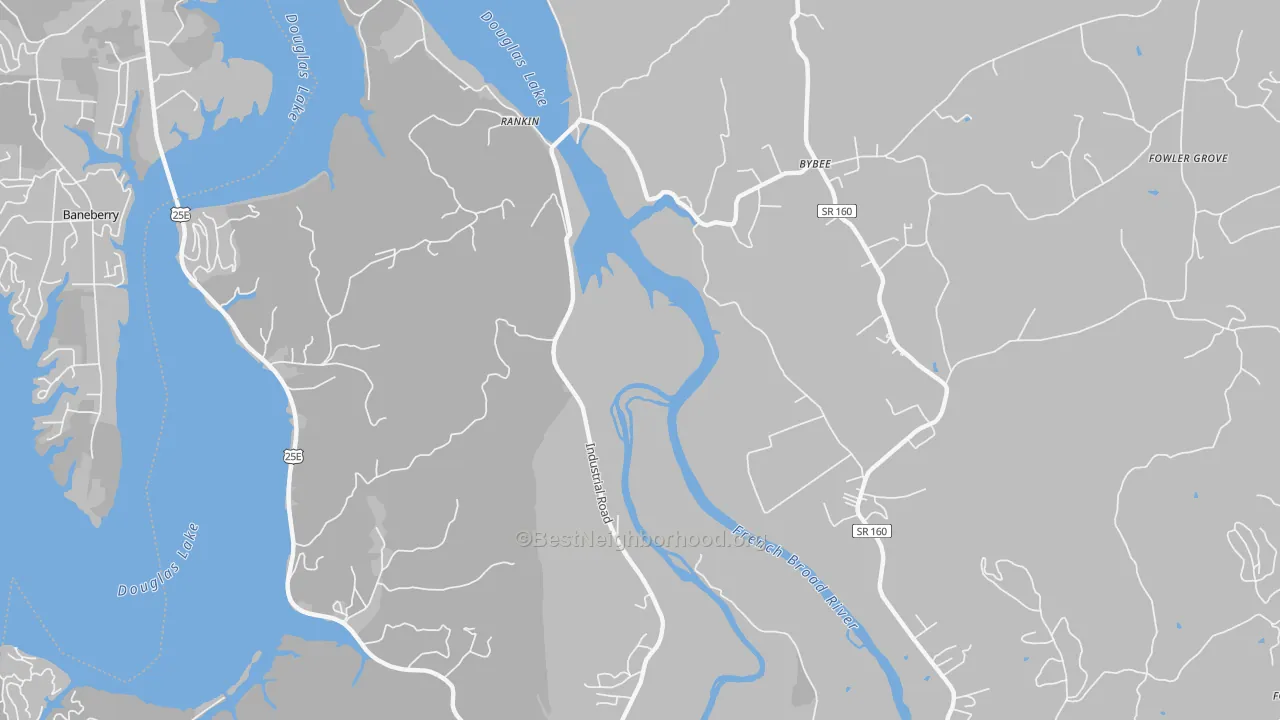 Transit Grade map of Rankin, TN