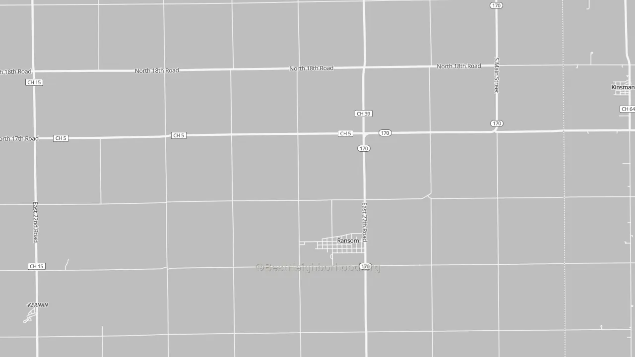 Transit Grade map of Ransom, IL