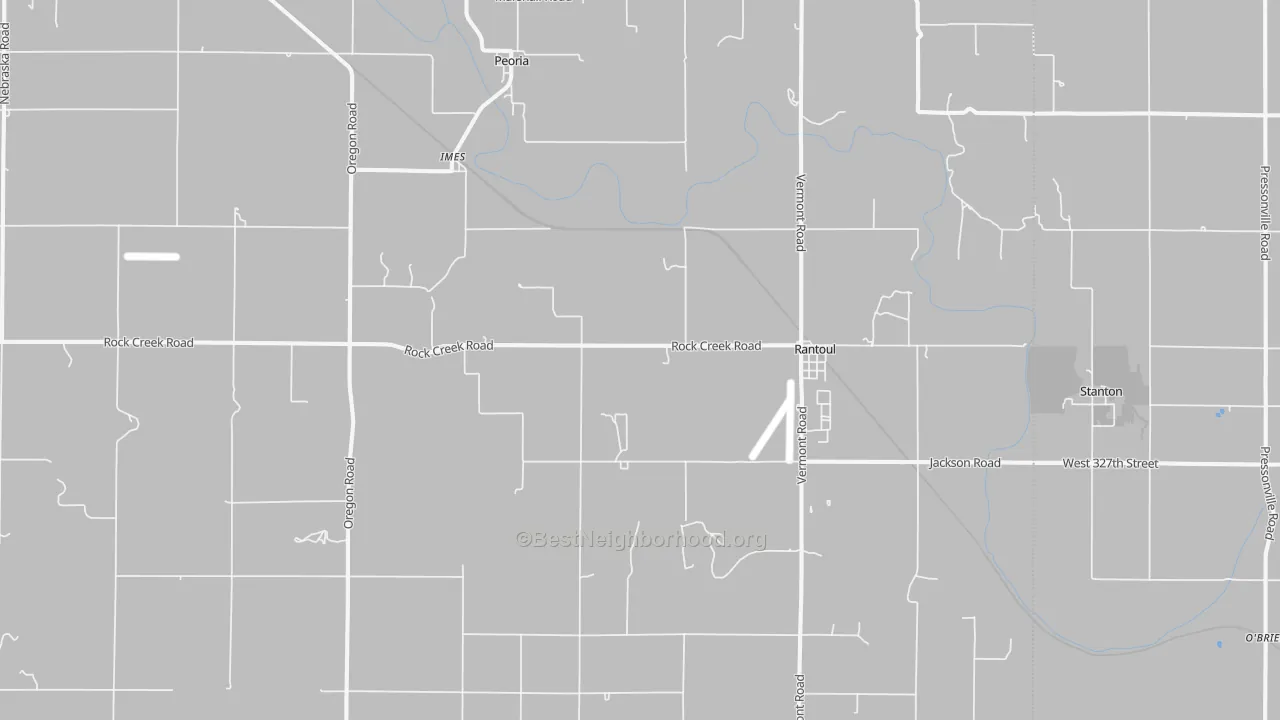 Transit Grade map of Rantoul, KS