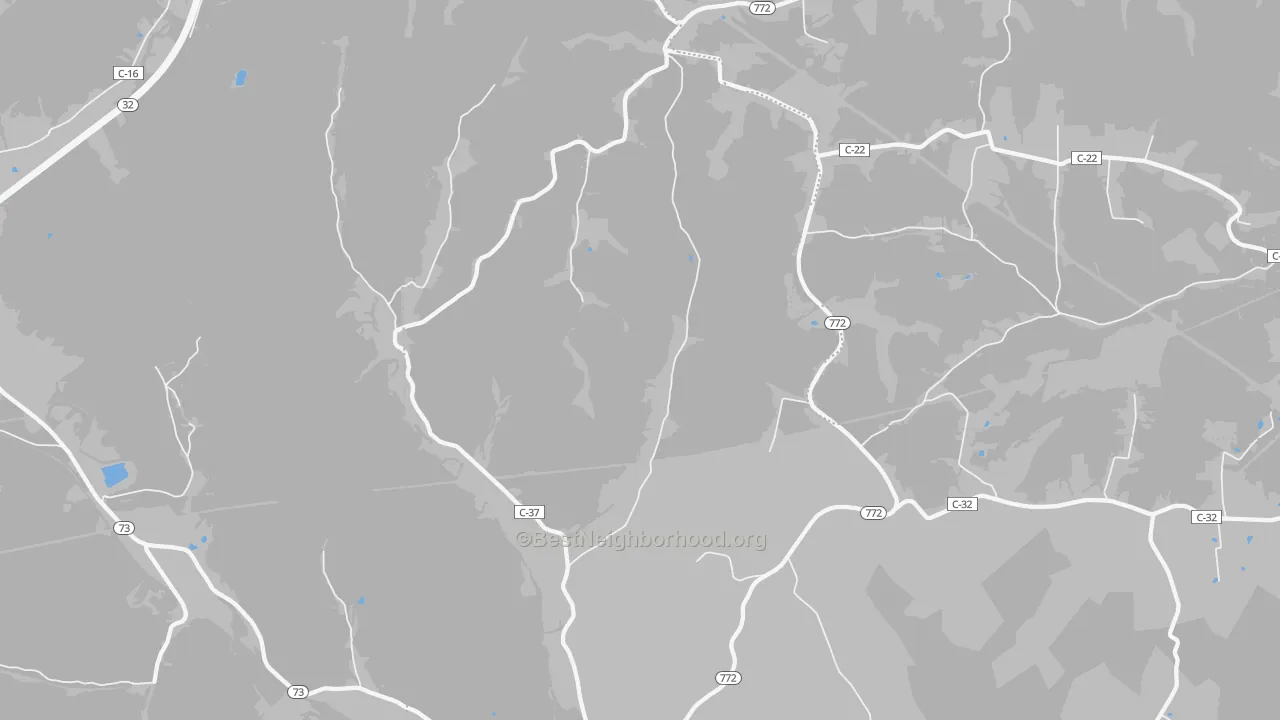 Transit Grade map of Rarden, OH