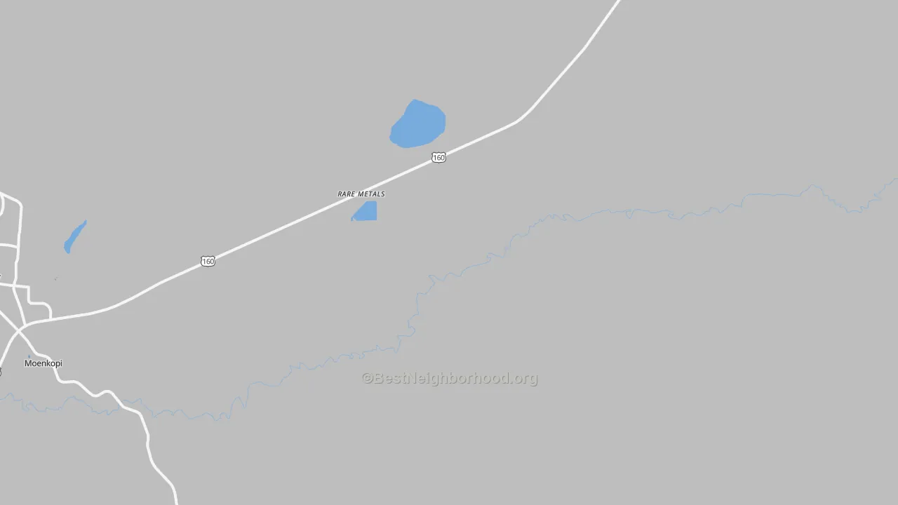 Transit Grade map of Rare Metals, AZ