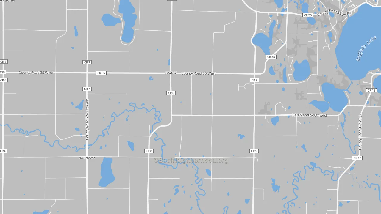 Transit Grade map of Rassat, MN