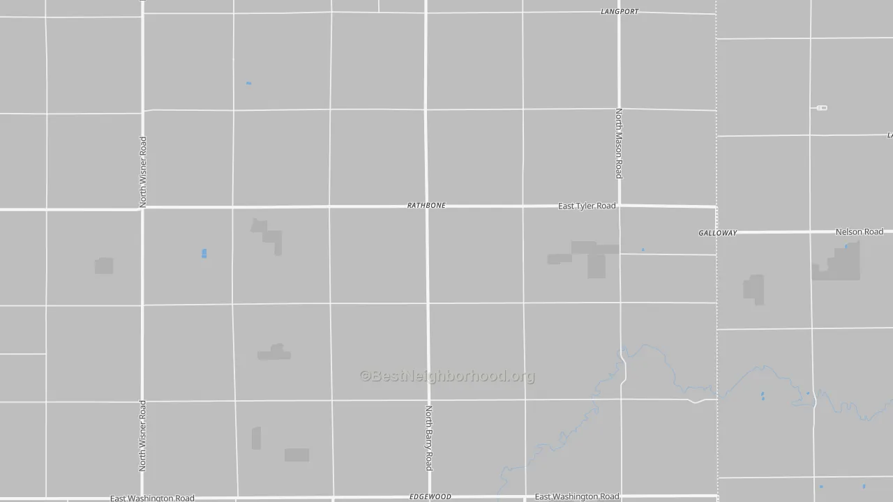 Transit Grade map of Rathbone, MI