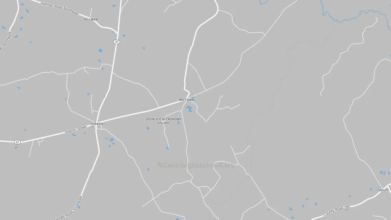 Transit Grade map of Raytown, GA