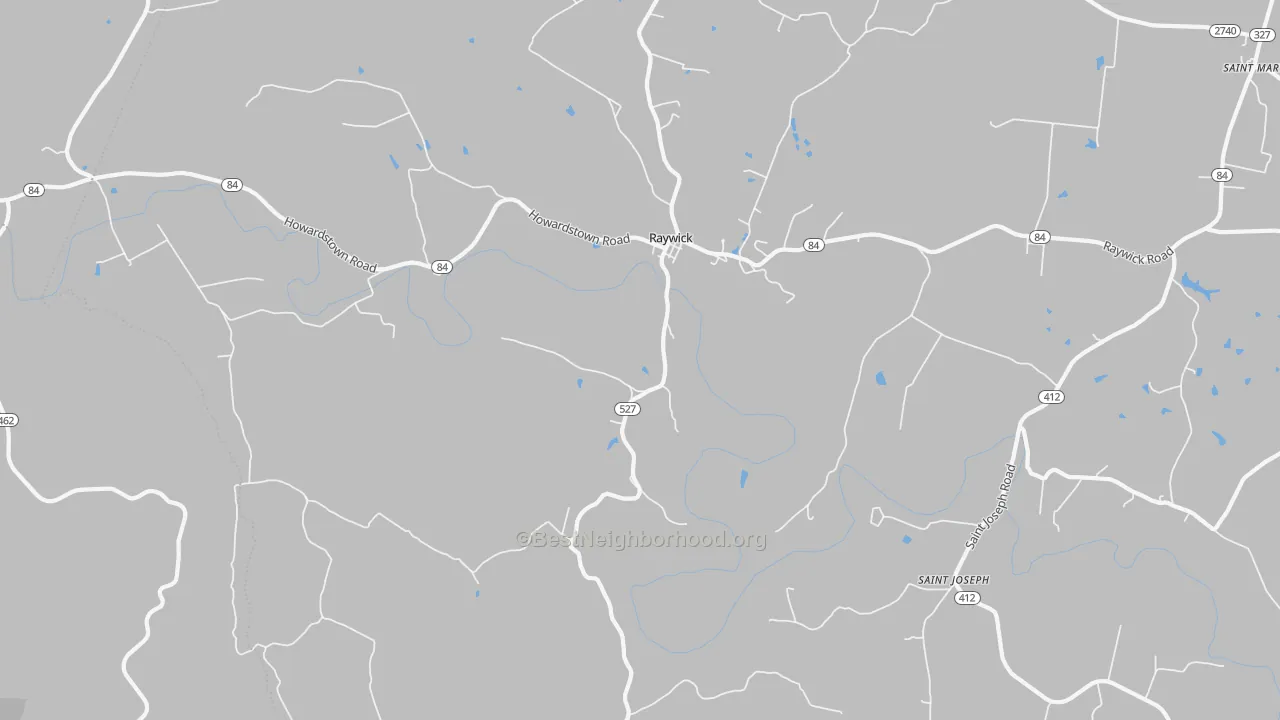 Transit Grade map of Raywick, KY