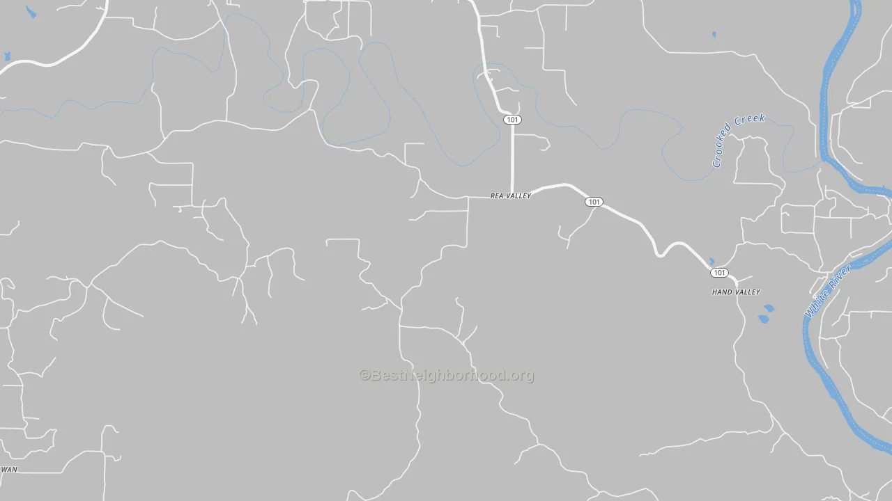 Transit Grade map of Rea Valley, AR