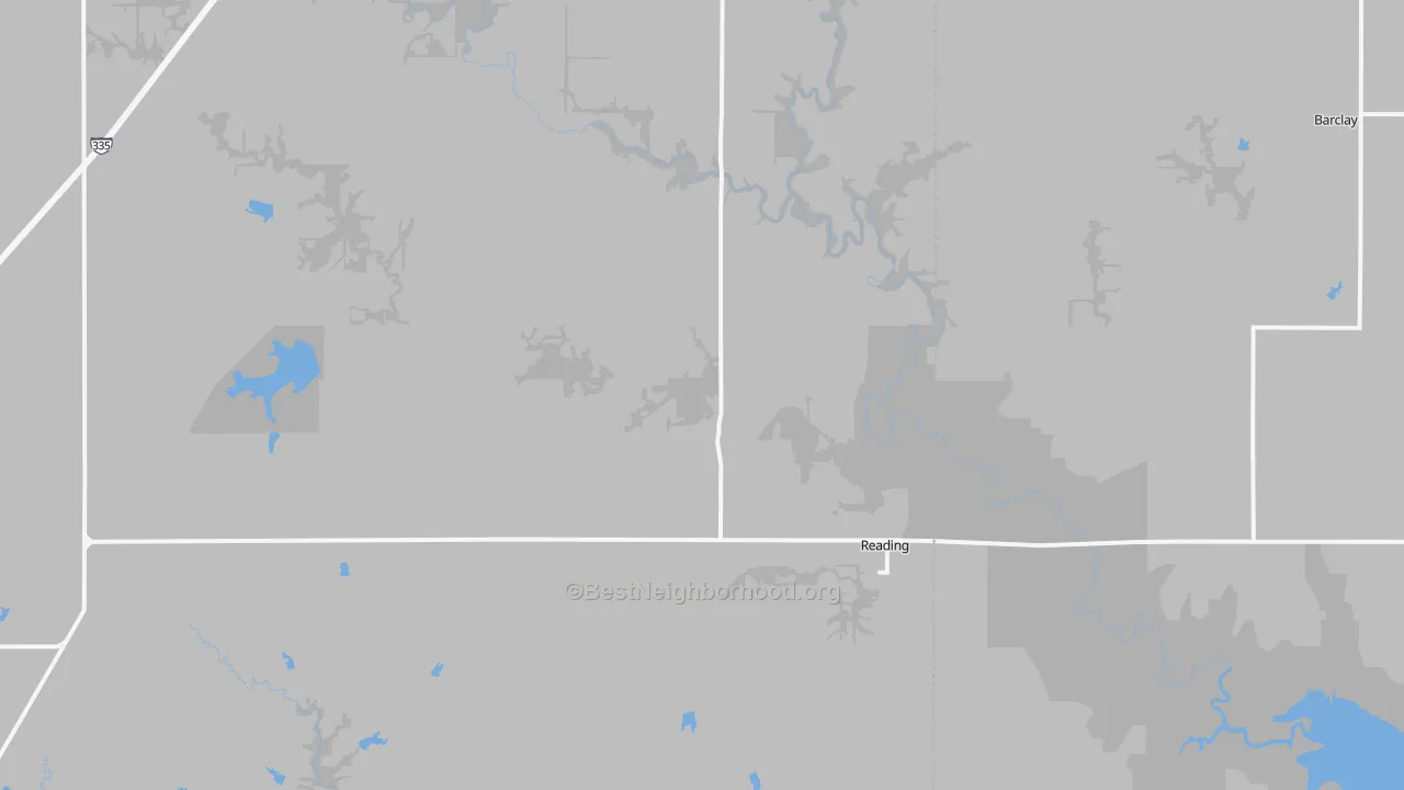 Transit Grade map of Reading, KS
