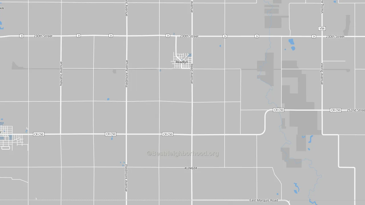 Transit Grade map of Readlyn, IA