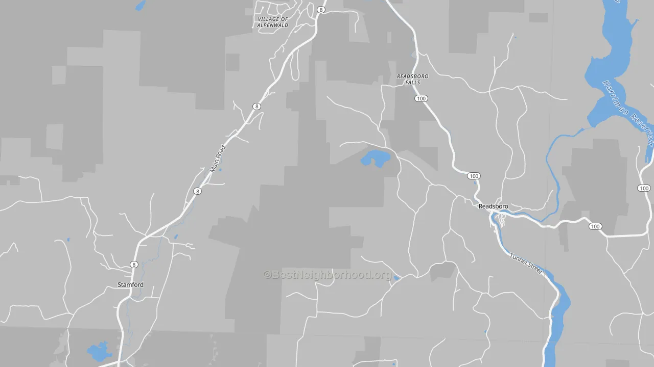 Transit Grade map of Readsboro, VT