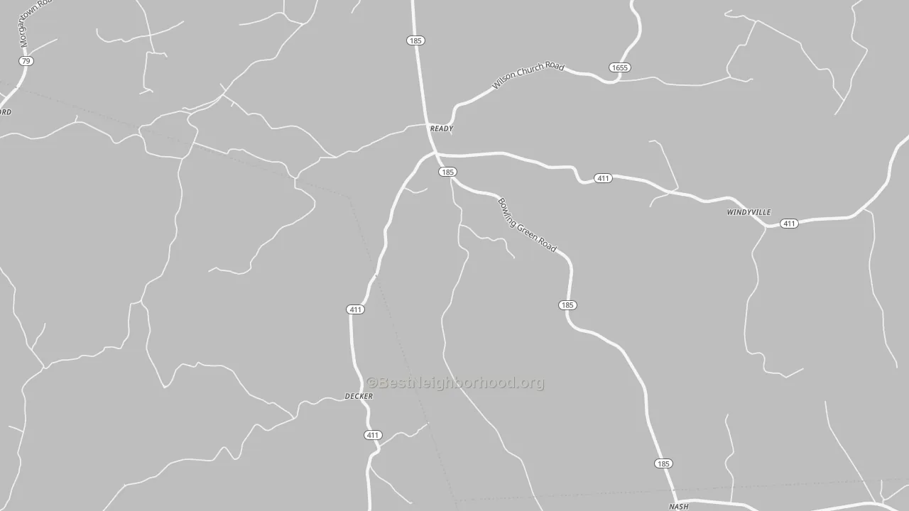 Transit Grade map of Ready, KY
