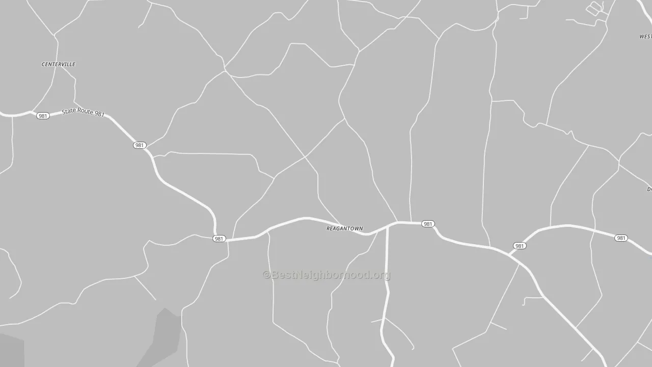 Transit Grade map of Reagantown, PA
