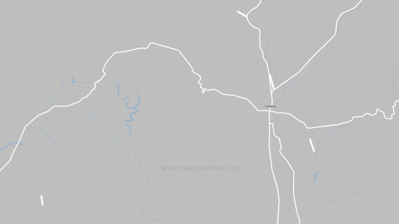 Transit Grade map of Real County, TX