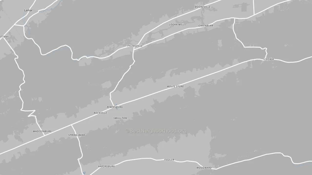 Transit Grade map of Rebersburg, PA
