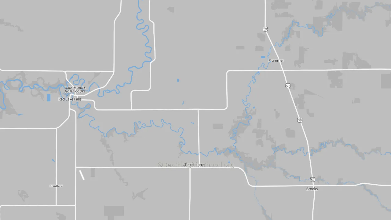 Transit Grade map of Red Lake County, MN