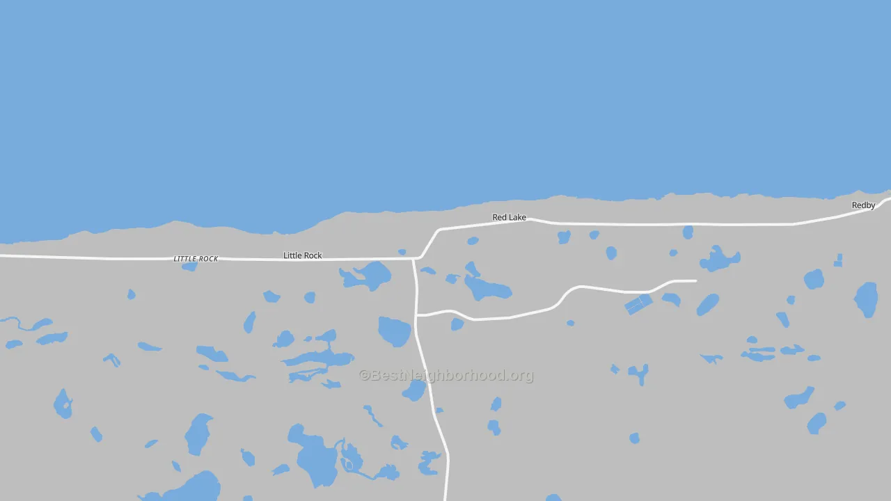 Transit Grade map of Red Lake, MN