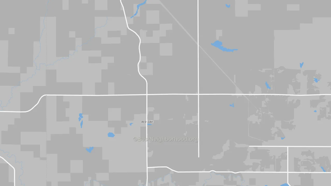 Transit Grade map of Red Oak, MI