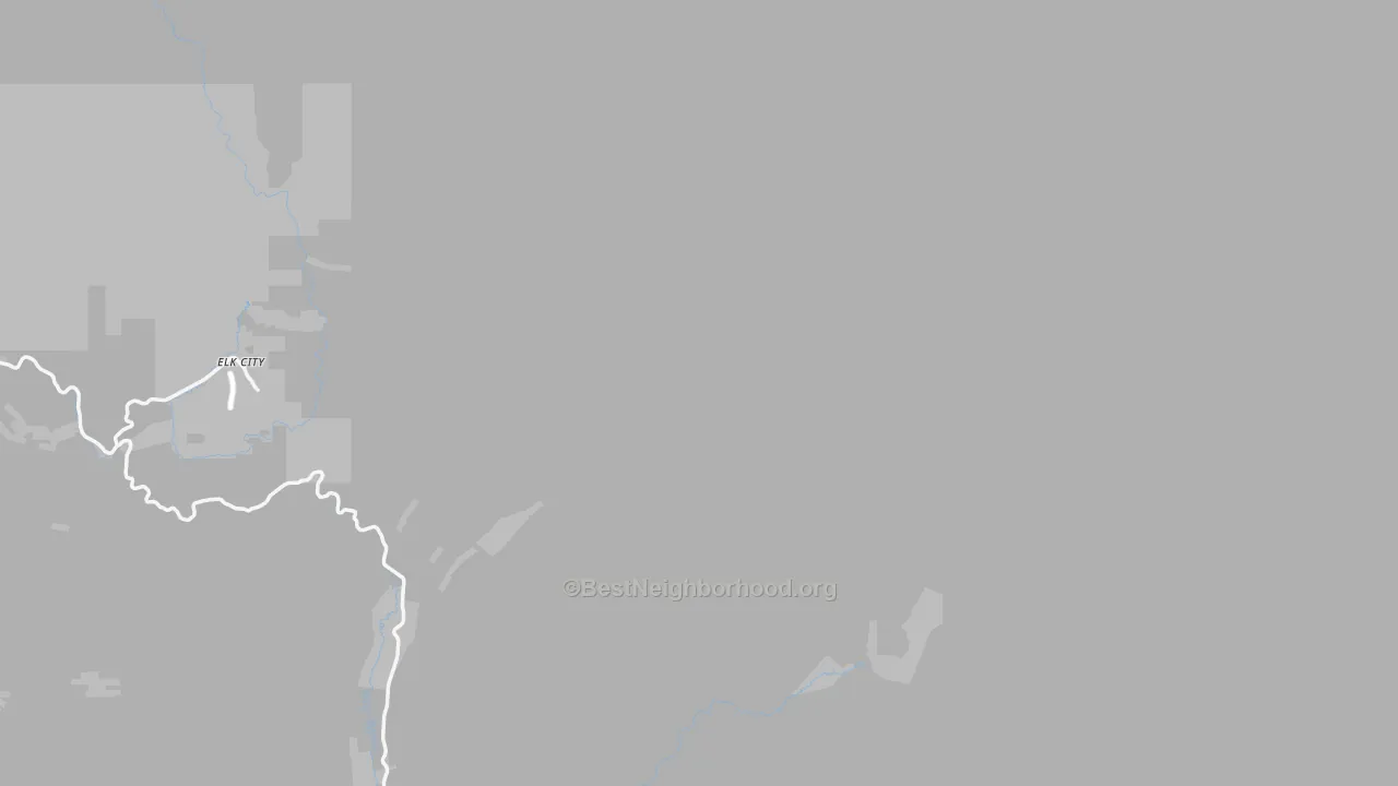 Transit Grade map of Red River Hot Springs, ID