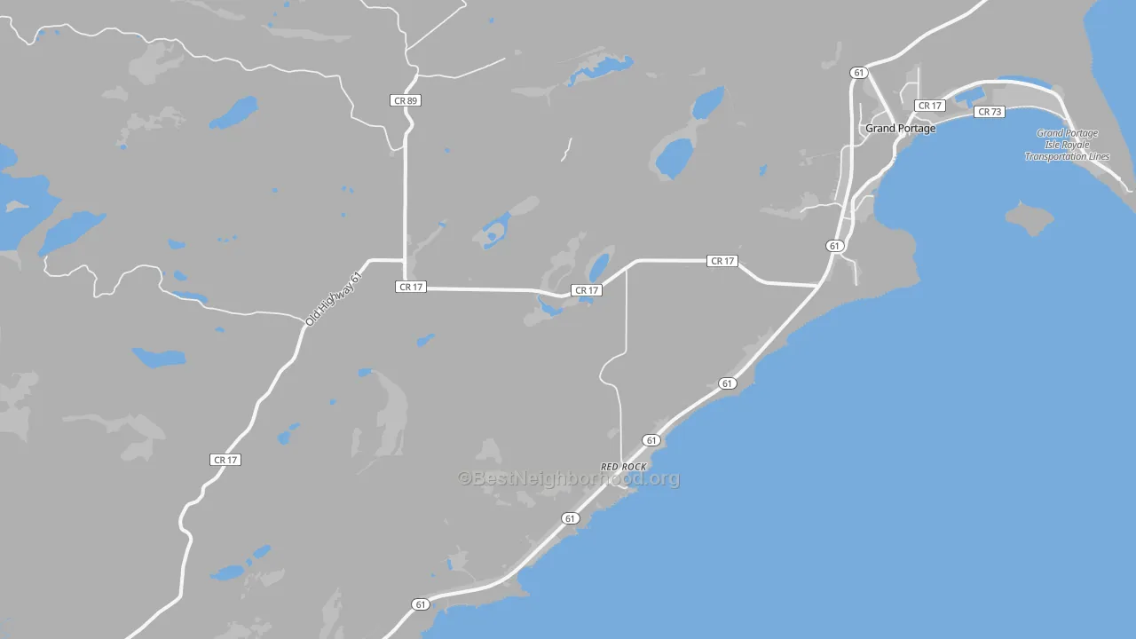 Transit Grade map of Red Rock, MN