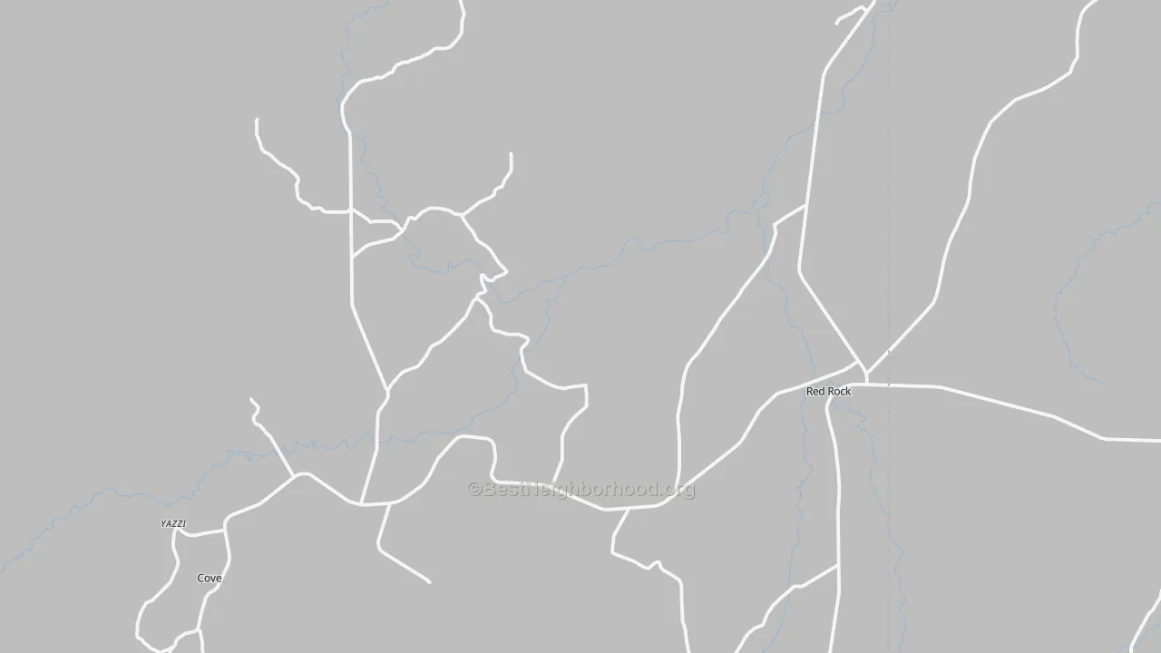 Transit Grade map of Red Valley, AZ