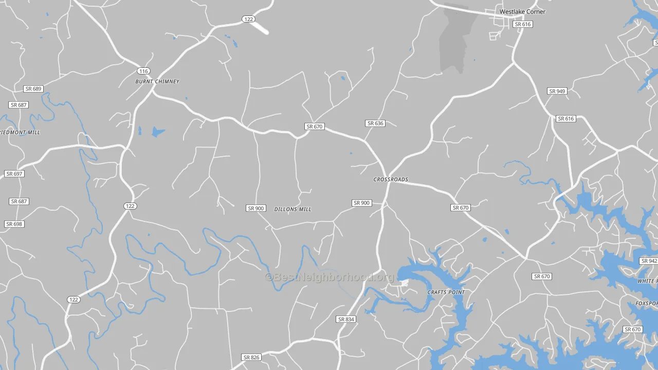 Transit Grade map of Red Valley, VA
