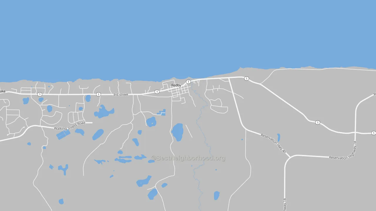 Transit Grade map of Redby, MN