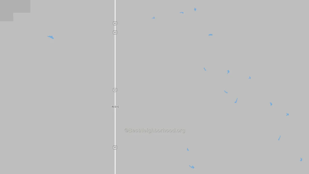 Transit Grade map of Redig, SD