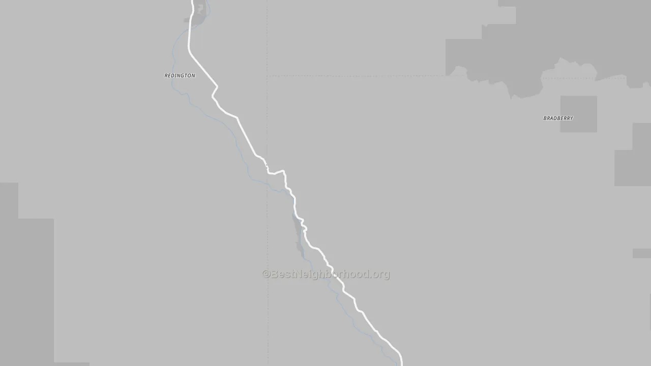 Transit Grade map of Redington, AZ