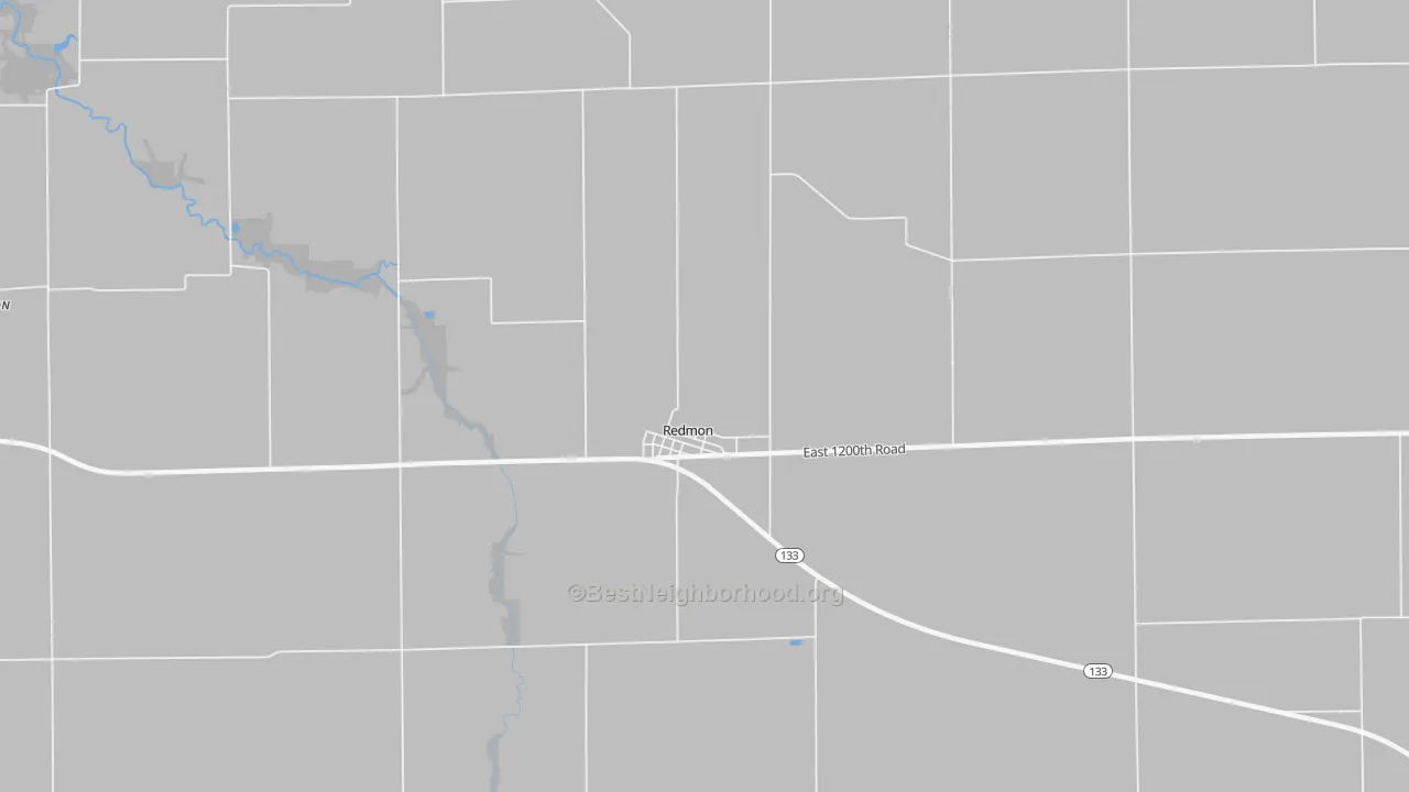 Transit Grade map of Redmon, IL