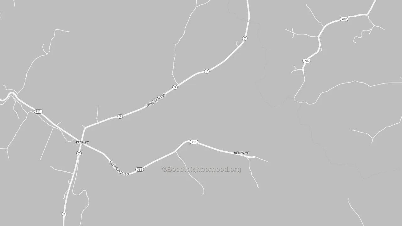 Transit Grade map of Redwine, KY
