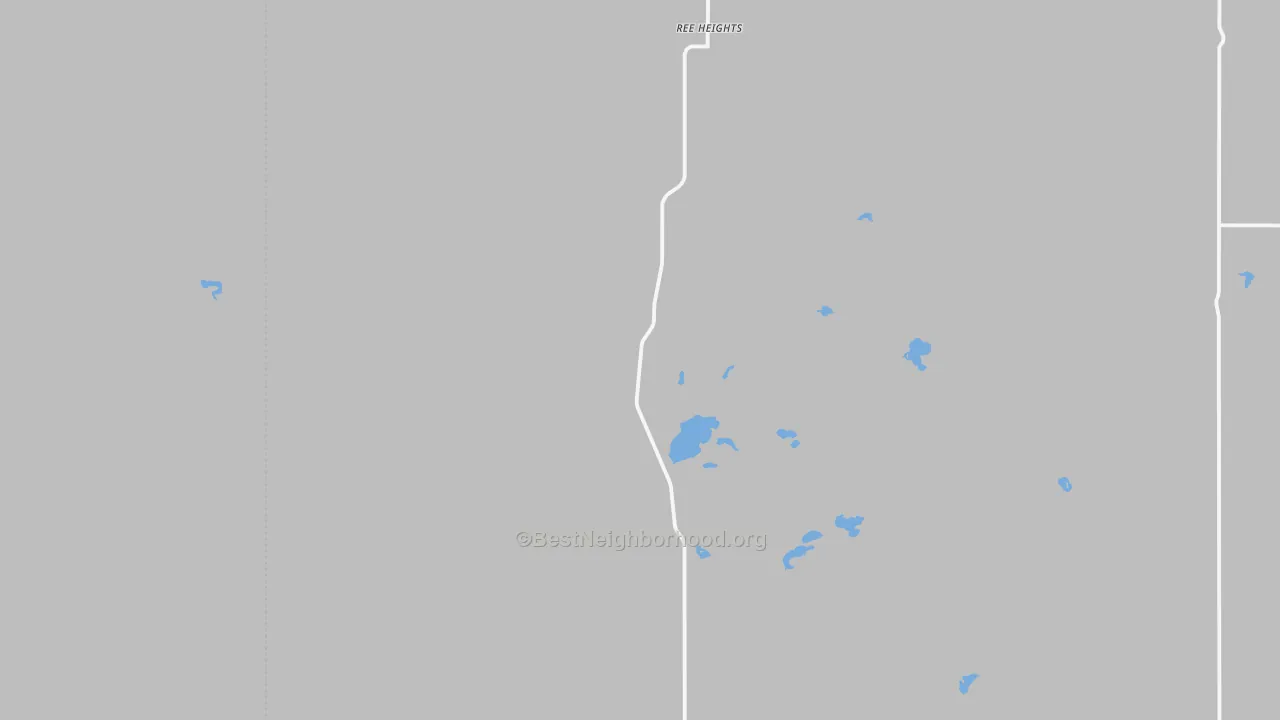 Transit Grade map of Ree Heights, SD