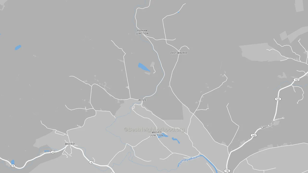 Transit Grade map of Reeds, ME