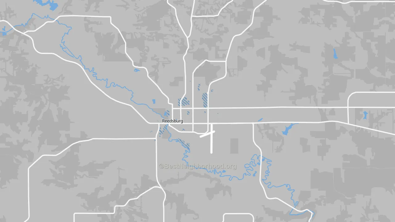 Transit Grade map of Reedsburg, WI
