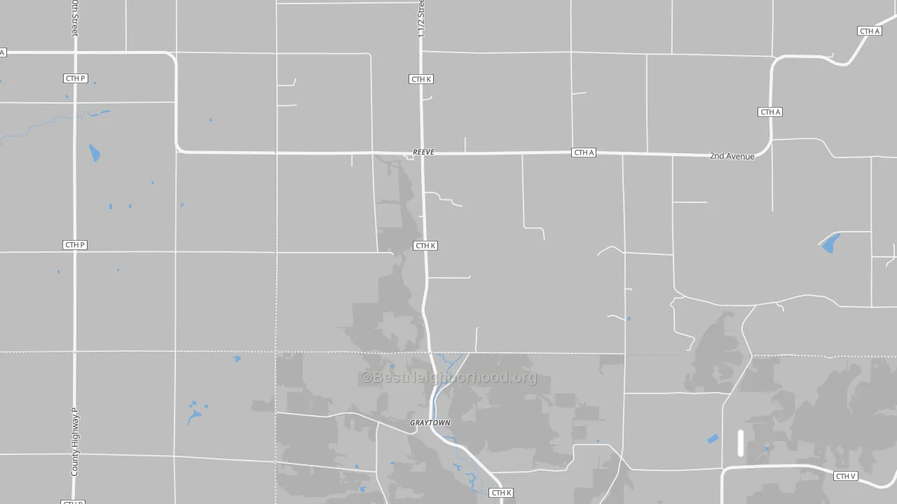 Transit Grade map of Reeve, WI