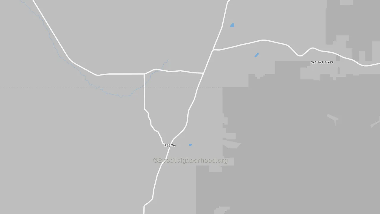 Transit Grade map of Regina, NM