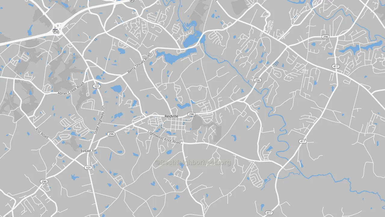 Transit Grade map of Reidville, SC