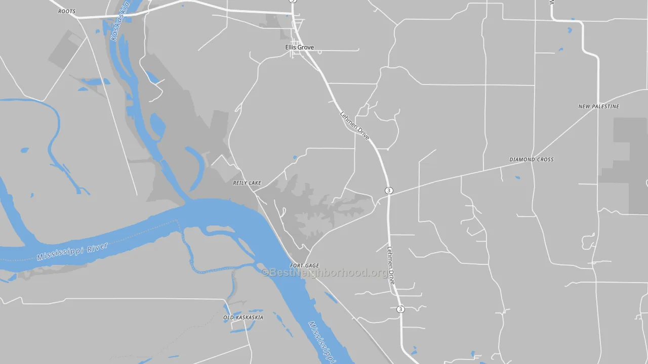 Transit Grade map of Reily Lake, IL