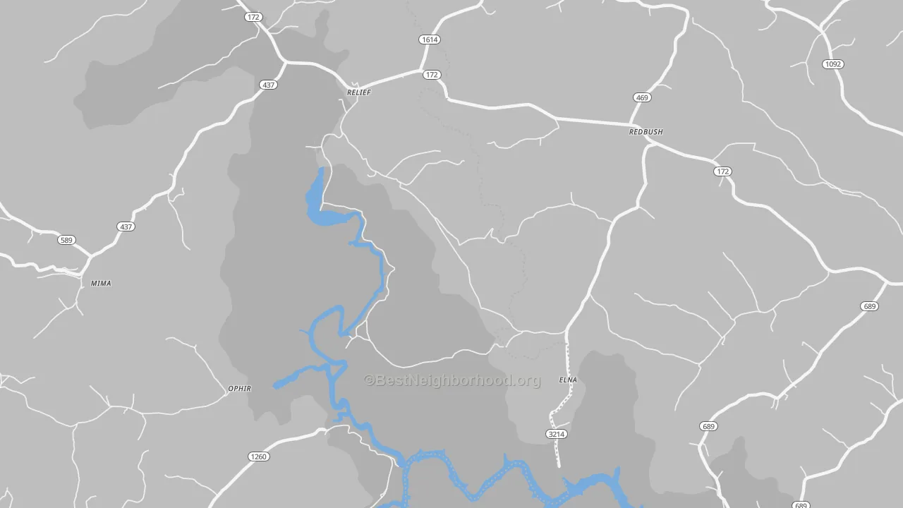 Transit Grade map of Relief, KY